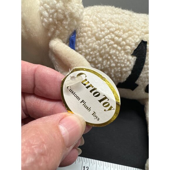 Curto Toy Sheep Plush With Blue Eyes & No. 15 2000 Serra Counting Sheep - Picture 5 of 6